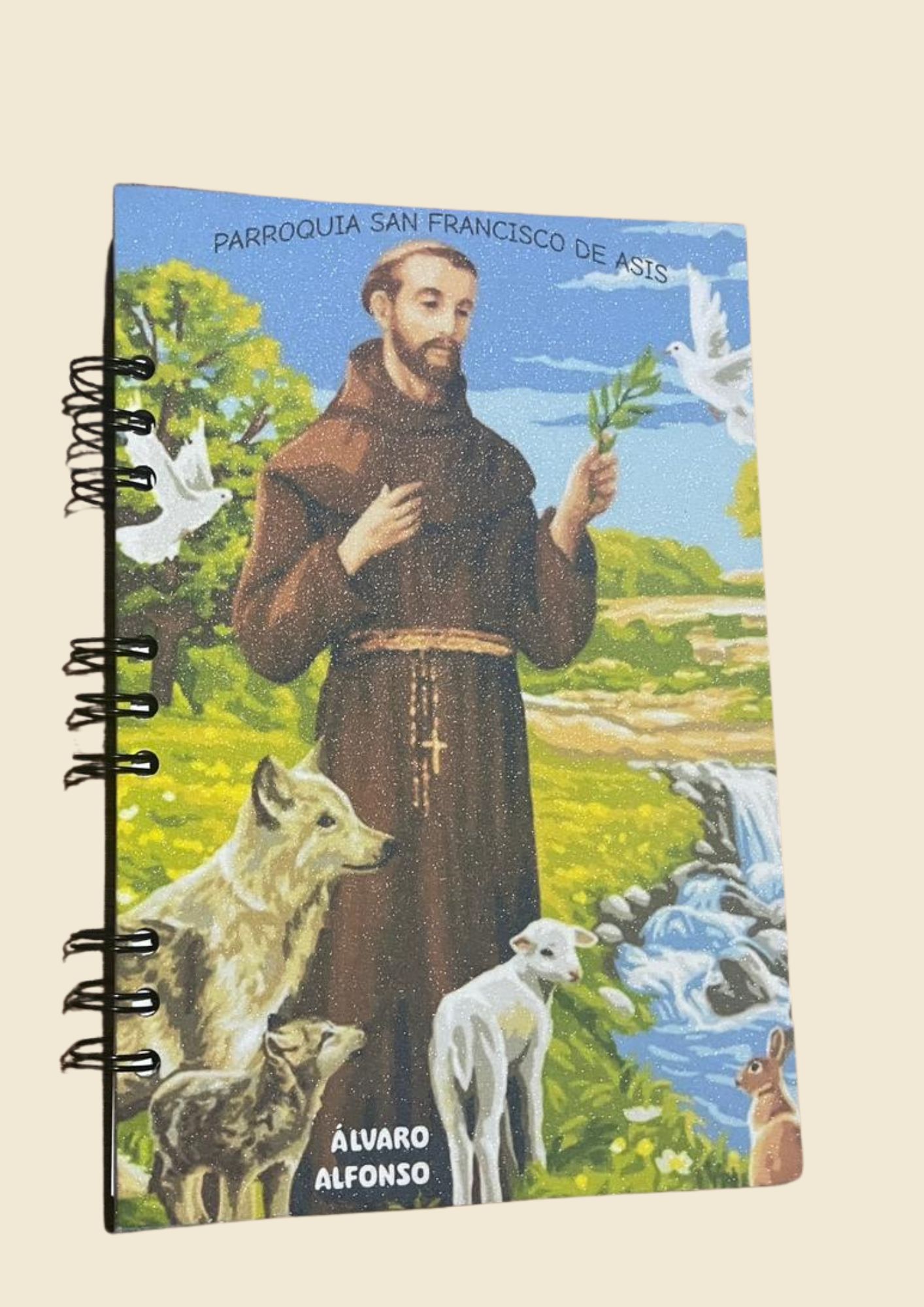 AGENDA PERSONALIZADA ESCARCHADA