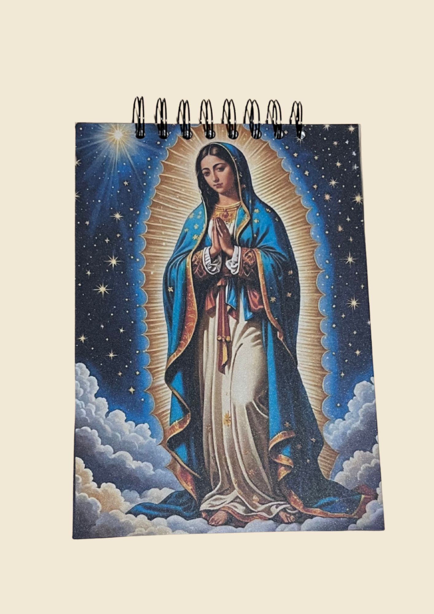 NOTAS PERSONALIZADA VERTICAL ESCARCHADA